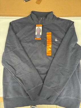Jack Wills Navy Blue Half-Zip Sweatshirt